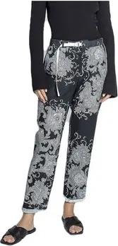 White Sand Hosen Marylin Bandana-Hose mit Kordelzug schwarz