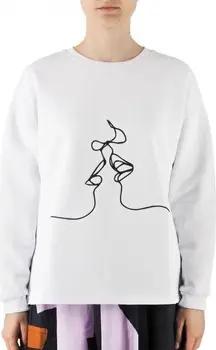 Ko Samui Tailors  Sweatshirt Sweatshirt mit berschnittener Stickerei