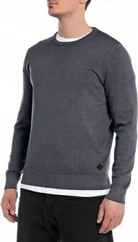 Replay Pullover Normal geschnittenes Eisentrikot