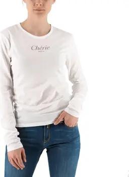 Replay  T-Shirts & Poloshirts Weies Langarm-T-Shirt