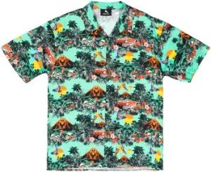 Mauna Kea  Hemdbluse Hawaii-Schdel-Bowling-Shirt