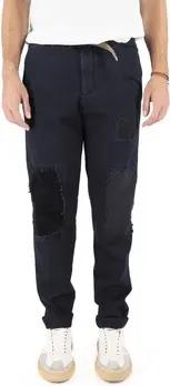 White Sand Hosen Marineblaue Gabardine-Chinohose