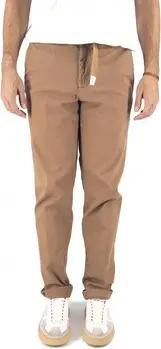 White Sand Hosen Khakifarbene Gabardine-Chinohose