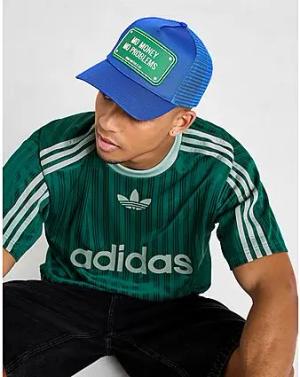 John Hatter & Co Mo Money Mo Problems Trucker Cap - Damen, Blue