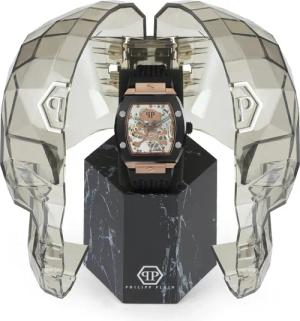 Philipp Plein Uhren - Analoge Quarzuhr The $Keleton - Gr. unisize - in Rosa - für Damen