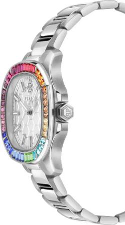 Philipp Plein Uhr - Analoge Quarzuhr The $Pectre Lady - Gr. unisize - in Silber - für Damen