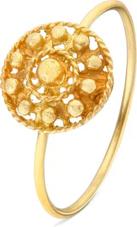 Ring "Byzantino", goldplattiert 58