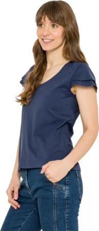 T-Shirt aus reiner Bio-Baumwolle, tinte 36