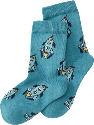 Kindersocken Rakete, jade 23-26