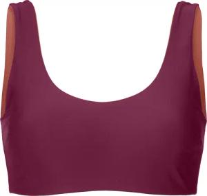 Bikinitop aus regeneriertem Polyamid, aubergine XS