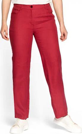 Leinenhose "Kim", kirsche 40