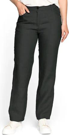 Leinenhose "Kim", schwarz 38