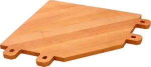 Regalboden für Eckregal - Regalsystem metallfrei