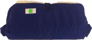 Lammfell-Handwärmer, navy