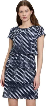 Betty Barclay Sommerkleid "Betty Barclay Stufenkleid mit Rundhalsauschnitt", Druck