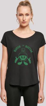 F4NT4STIC T-Shirt "Looney Tunes Marvin The Martian Large Head", Damen,Premium Merch,Lang,Longshirt,Bedruckt