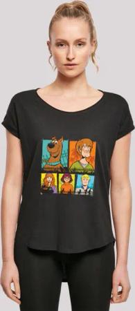 F4NT4STIC T-Shirt "Long Cut T-Shirt Scooby Doo Group Frames", Damen,Premium Merch,Lang,Longshirt,Bedruckt