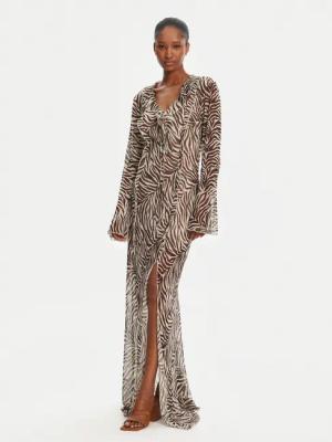 Haveone Abendkleid AVS-N043 Braun Slim Fit