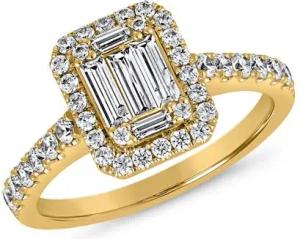 Ring für Damen aus Gold mit Diamanten
