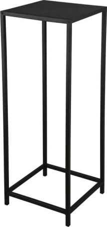 Beistelltisch Vera schwarz lackiert Metall B/H/T: ca. 31x80x31 cm
