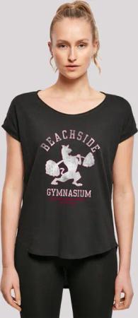 F4NT4STIC T-Shirt "Scooby Doo Beachside Gym Lifting Bodybuilding", Damen,Premium Merch,Lang,Longshirt,Bedruckt