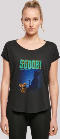 F4NT4STIC T-Shirt "Long Cut T-Shirt Scooby Doo Movie Poster", Damen,Premium Merch,Lang,Longshirt,Bedruckt