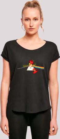 F4NT4STIC T-Shirt "Pink Floyd Liquid Prism Rock Metal Musik", Damen,Premium Merch,Lang,Longshirt,Bandshirt