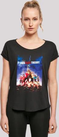 F4NT4STIC T-Shirt "Big Bang Theory TV Serie Character", Damen,Premium Merch,Lang,Longshirt,Bedruckt
