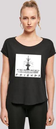 F4NT4STIC T-Shirt "FRIENDS TV Serie Fountain Sketch", Damen,Premium Merch,Lang,Longshirt,Bedruckt