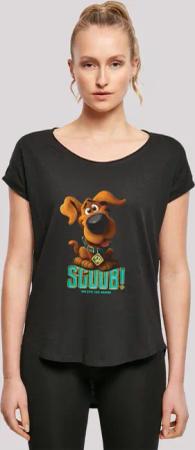 F4NT4STIC T-Shirt "Long Cut T-Shirt Scooby Doo Puppy Scooby", Damen,Premium Merch,Lang,Longshirt,Bedruckt