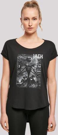F4NT4STIC T-Shirt "Disney Nightmare Before Christmas", Damen,Premium Merch,Lang,Longshirt,Bedruckt