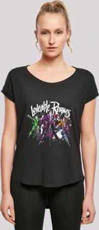 F4NT4STIC T-Shirt "DC Comics Batman Loveable Rogues", Damen,Premium Merch,Lang,Longshirt,Bedruckt