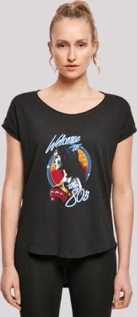 F4NT4STIC T-Shirt "DC Comics Wonder Welcome To The 80s", Damen,Premium Merch,Lang,Longshirt,Bedruckt