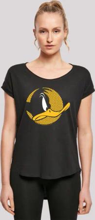 F4NT4STIC T-Shirt "Looney Tunes Daffy Duck Dotted Cartoon", Damen,Premium Merch,Lang,Longshirt,Bedruckt