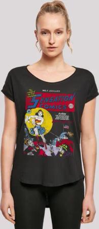 F4NT4STIC T-Shirt "Wonder Woman Sensation Comics", Damen,Premium Merch,Lang,Longshirt,Bedruckt