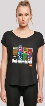 F4NT4STIC T-Shirt "Marvel Inhumans", Damen,Premium Merch,Lang,Longshirt,Logo Print