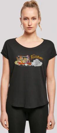 F4NT4STIC T-Shirt "Die Familie Feuerstein Family", Damen,Premium Merch,Lang,Longshirt,Bedruckt