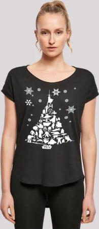 F4NT4STIC T-Shirt "Star Wars Christmas Weihnachtsbaum", Print