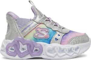 Skechers Sneakers Infinite Heart Lights-Eternal Shimmer 303755N/SMLT Silberfarben