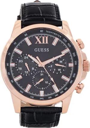 Guess Uhr Walker GW0901G5 Schwarz