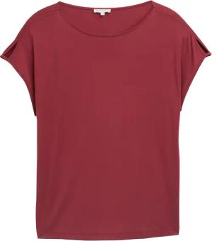 TOM TAILOR Damen Plus Size - T-Shirt mit Cut-Outs, rot, Uni, Gr. 46