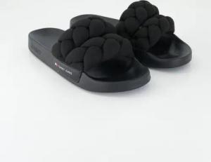 Tommy Hilfiger Schuhe - TJW Braided Slide Textil (Schwarz, Gr. 42)