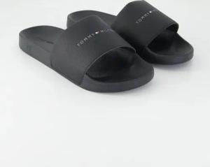 Tommy Hilfiger Schuhe - Hilifger NYC Pool Slide Synthetik (Schwarz, Gr. 42)