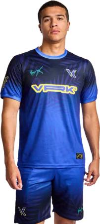 Vrunk Jungle Brazil Herren T-Shirts - Blau - Größe L - Poly Jersey