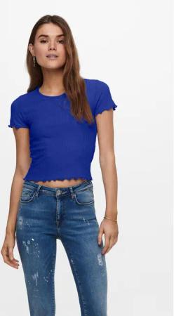 ONLY T-Shirt Emma 15201206 Blau Regular Fit