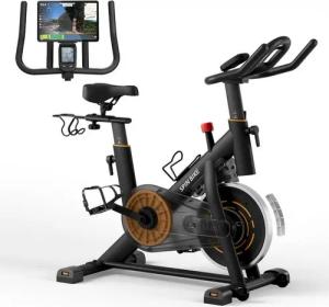 YAMO Speedbike YK10 Heimtrainer Fitnessbike mit LCD-Monitor, 120KG Belastbar, Heimtrainer Fahrrad mit leisem Riemenantrieb