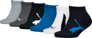 PUMA Sneakersocken "PUMA KIDS BWT SNEAKER 6P ECOM", (6er-Pack), mit verstärkten Nähten