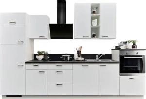 KOCHSTATION Küchenzeile ""KS-Bari", wahlw. mit E-Geräten & Geschirrspüler", Soft-Close-Funktion und Vollauszügen, vormontiert, Breite 340 cm