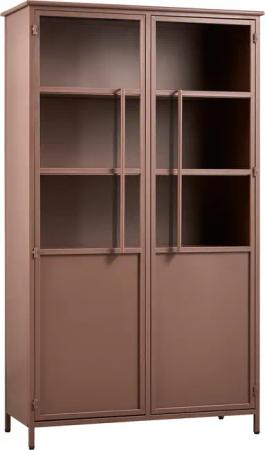 WOOOD Vitrine "Exhibit", mit Glastüren und viel Stauraum, H 170 cm x B 99 cm