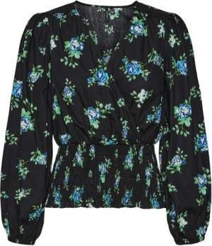 Vero Moda Langarmbluse BELLA SANNA (1-tlg) Drapiert/gerafft